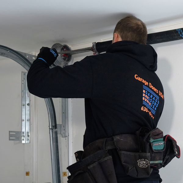 Garage door off-track